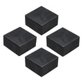 uxcell 4pcs Rubber Anti-Vibration Pads Hard Pad, 50mm Square Vibration by uxcell