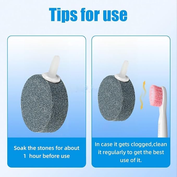 AQUANEAT Air Stone Disc, 4 Packs, Aerator Bubble Diffuser, Air Pump Accessories - Image 4