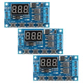 3Pcs DC 12V-24V Relay Timer Switch Module, Trigger Cycle Delay Timer Switch by Unknown