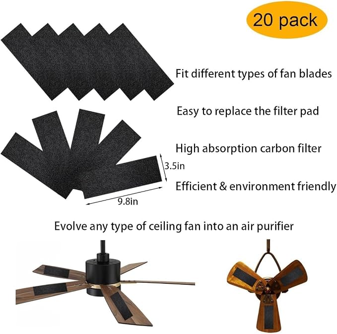 20 Pack Ceiling Fan for Blades - Image 2