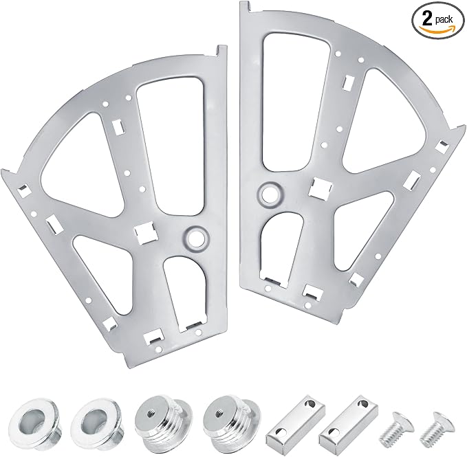 Litoexpe 2 Layers Silver Shoes Drawer Cabinet Hinges, Stainless Steel Shoe by PRATICALPRODUCTS