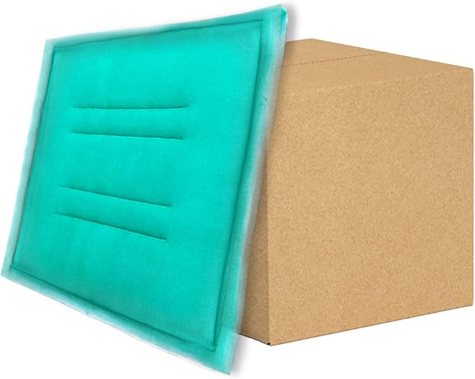 Paint Spray Booth Tacky Intake Filter Pad 20" x 48" in Spray Booth Filter - Image 2