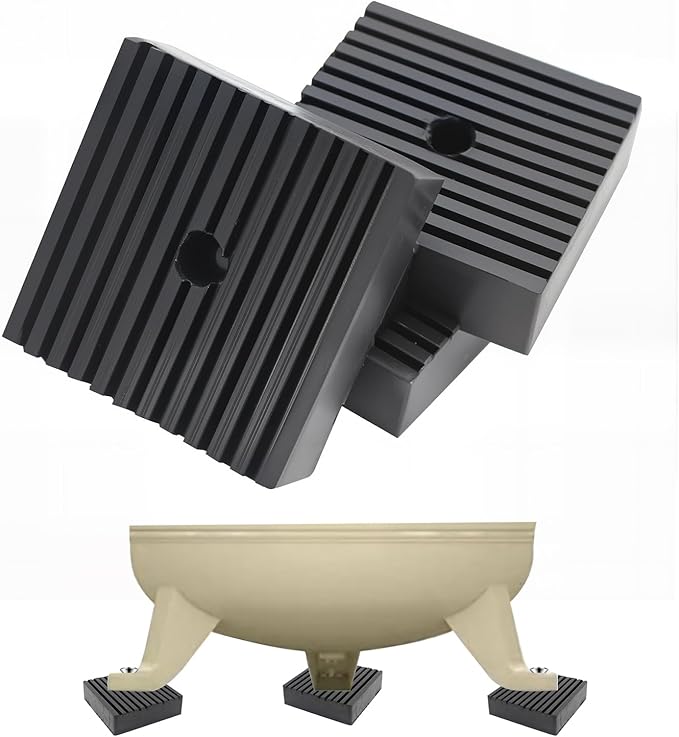 Solid Shock Pad for Air Compressor Pads or Equipment Shock Absorbing, Solid by AirCompressorFeetPad