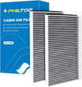 PHILTOP HEPA Cabin Air Filter w/Activated Carbon, Compatible by PHILTOP