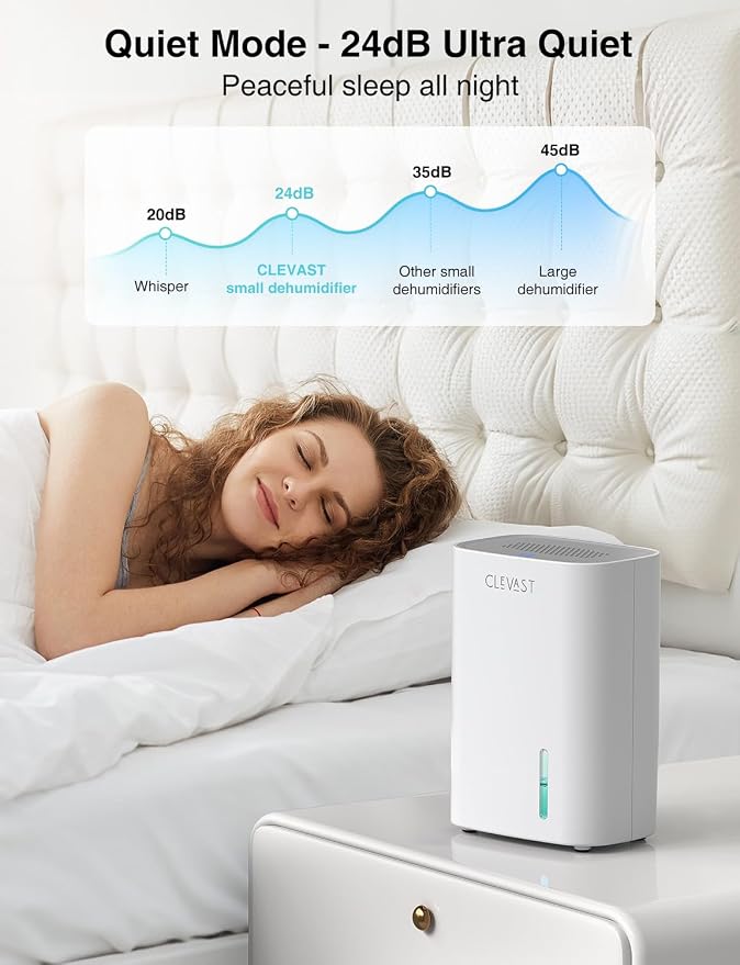 CLEVAST Small Dehumidifier for Home, 30oz Compact Mini Dehumidifier - Image 4