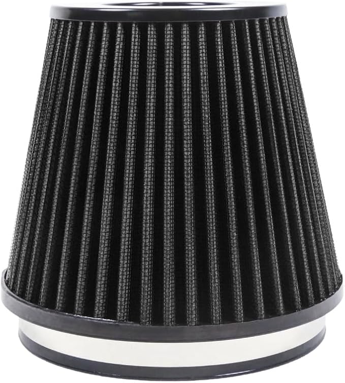 Universal 6" 152mm High-Flow Air Filter, Reusable Cone Cold Air Intake - Image 5