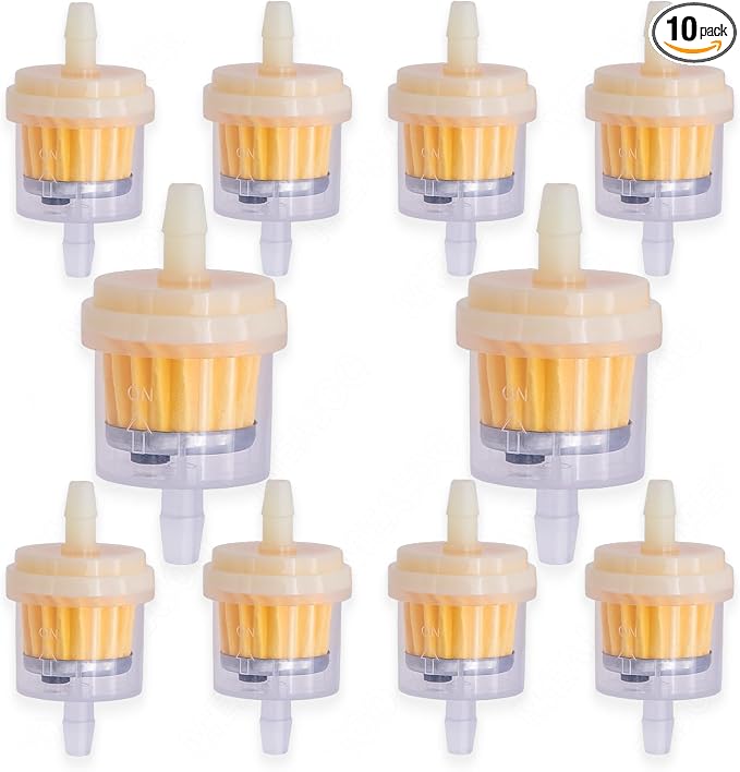 10PCS 3/16" 5mm-6mm Gas Inline Fuel Filter, by MEAJOO