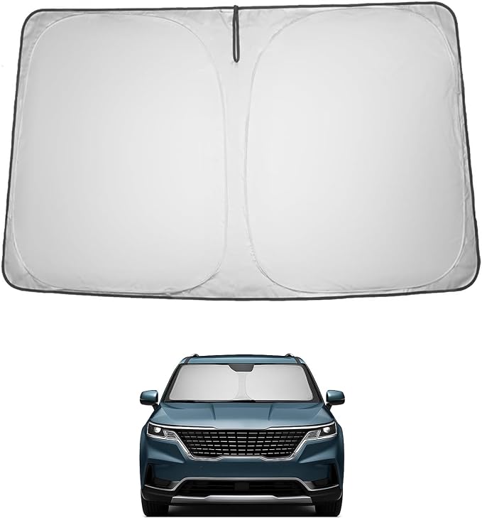 Proadsy Windshield Sun Shade for Kia Carnival 2022-2025 2026 4-Layer Foldable by Proadsy