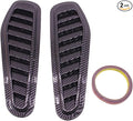 2Pcs Car Universal Decorative Air Flow Intake Hood Scoop Vent Bonnet Cover by Unknown