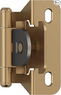 Amerock BPR8701CZ | Cabinet Hinge | 1/4 inch Overlay Double Demountable | by Amerock
