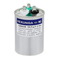 VEXUNGA 55/5 uF 55+5 MFD 370VAC or 440VAC Dual Run Start Round A/C Capacitor by VEXUNGA