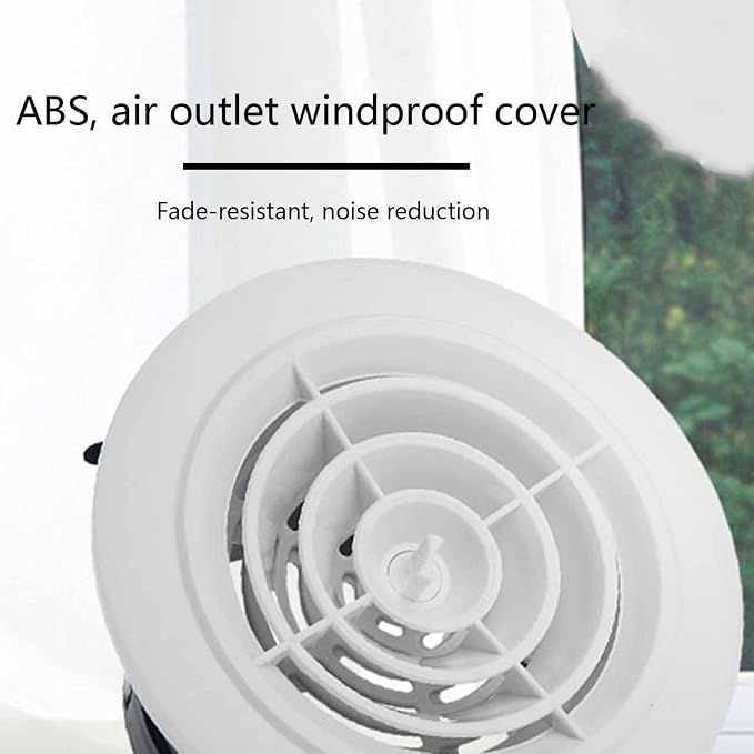 ABC Fresh Air System Exhaust Mask, PVC Duct Outlet Cover, - Image 3