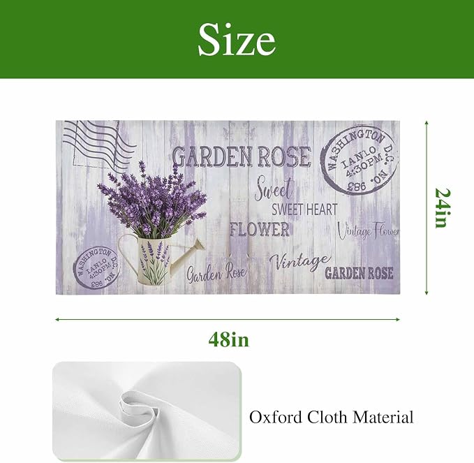 Fluorescent Light Covers for Ceiling Lights Lavender Flower Magnetic Light - Image 7