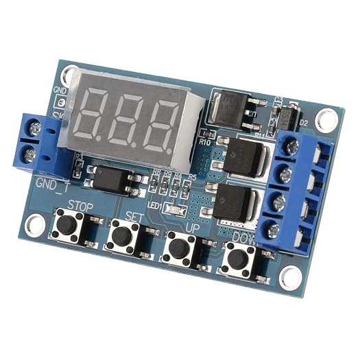 DC 12V-24V Pulse Trigger Cycle Delay Timer Switch ON/Off Relay Control Module - Image 9