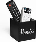 LBEMEY Wood Remote Control Holder, TV Remote Control Organizer by LBEMEY