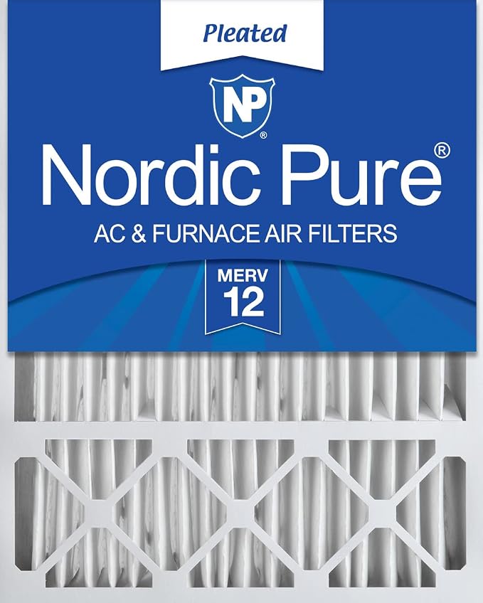 Nordic Pure 20x25x5 Lennox X6673_X6675 Replacement MERV 12 Air Filter 1 Pack by NordicPure