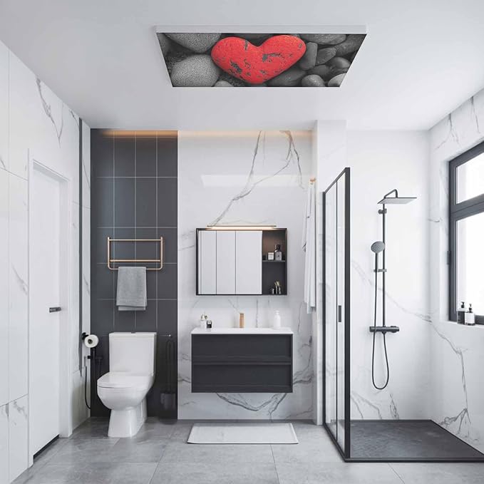 Fluorescent Light Covers for Ceiling Lights Love Heart Stone Magnetic Light - Image 8