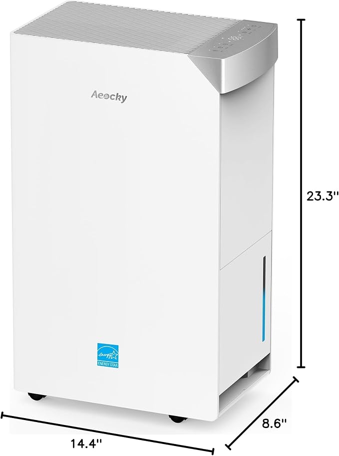 AEOCKY 4500 Sq.Ft 74 Pint/D Energy Star Version 6.0 Dehumidifier, Smart - Image 8