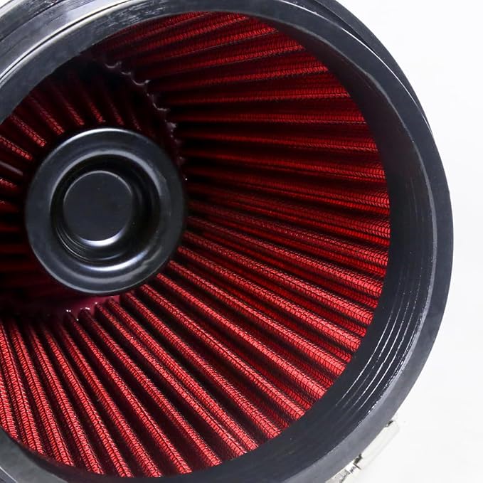 Universal 6" 152mm High-Flow Air Filter, Reusable Cone Cold Air Intake - Image 9