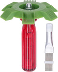Conditioner Fin Comb Straightener Tool Kit | 2 Pcs Plastic & Stainless Steel by Unknown