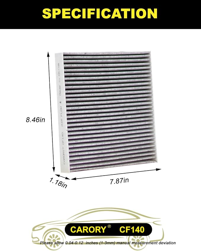 Cabin Air Filter w/Activated Carbon - Image 2