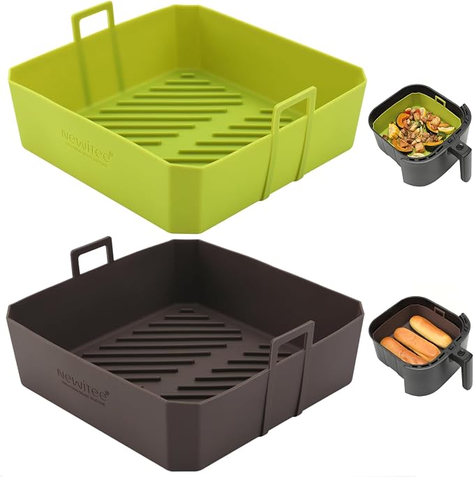 NEWITEE Silicone Air Fryer Liners by NEWITEE