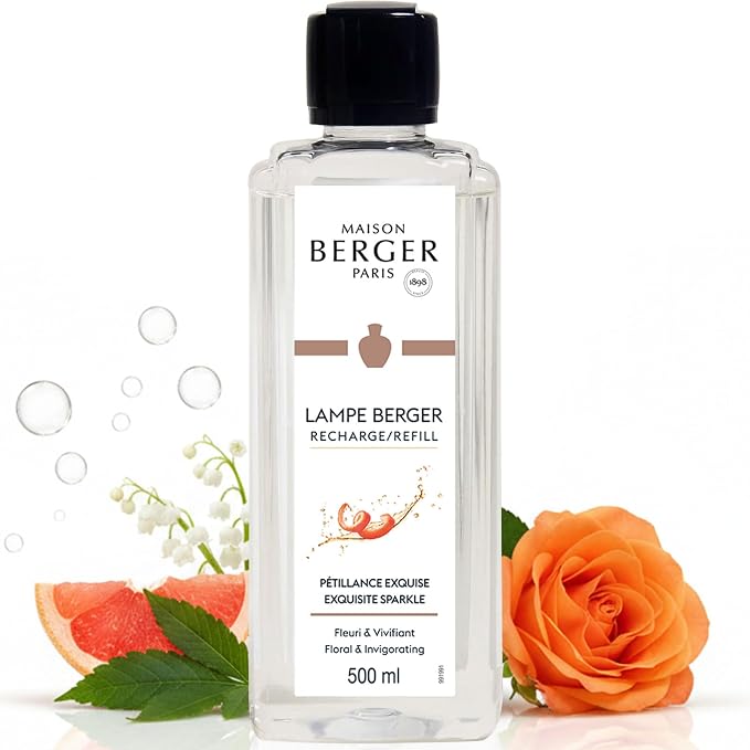 MAISON BERGER Lampe Berger Refill, 500 ml, Exquisite Sparkle | Catalytic Lamp by MAISONBERGER