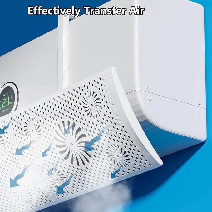 Air Conditioner Deflector for Home, Anti Direct Blowing No Drilling | 180° - Image 7