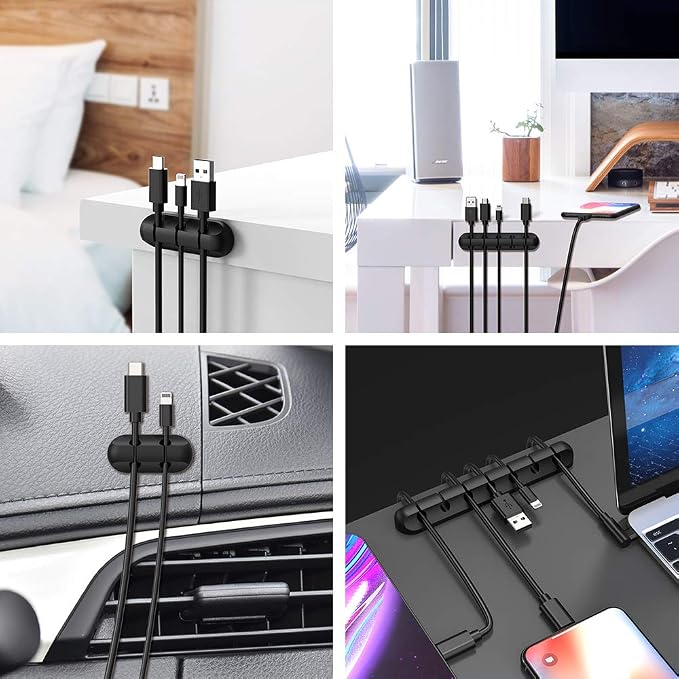 Cable Clips, INCHOR Cable Organizer Cord Holder - Image 7