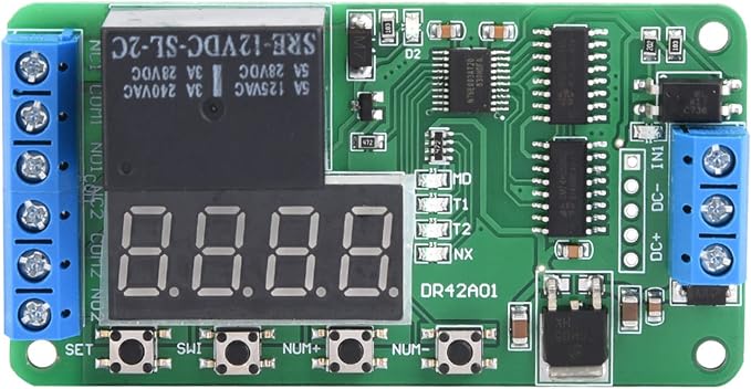 DR42A01 Channel Multifunctional DPDT Delay Timer Relay Control Module - Image 6