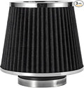 Clamp-On Car Air Intake Filter, 3 In/3.5 In/4 In Three Different Size High-Flow by Unknown