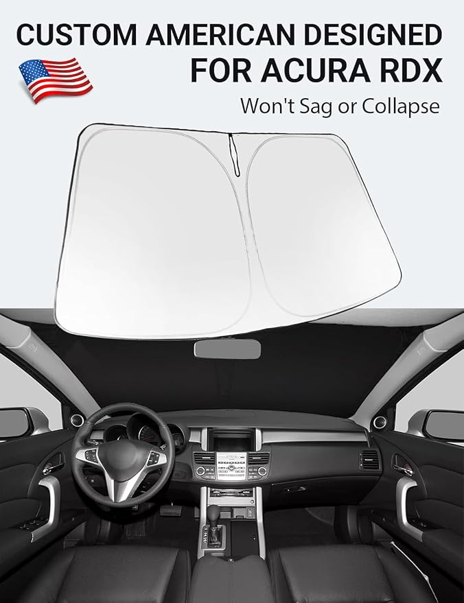 Proadsy 2026 Upgrade Windshield Sun Shade Custom Fit 2007-2012 RDX Acura RDX - Image 2
