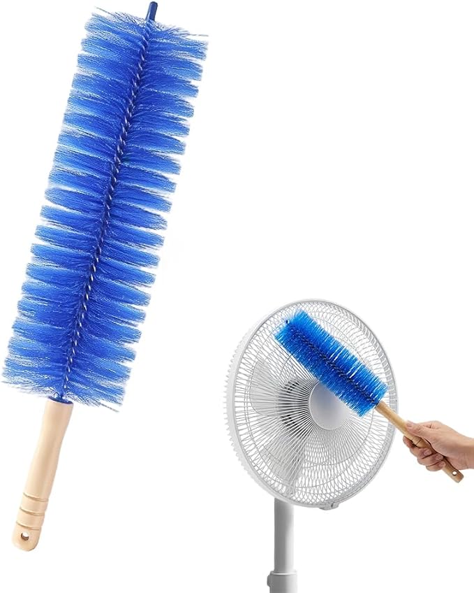 Fan Cleaning Brush, Fan Brush Cobweb Duster Microfiber Duster Ideal by Kafia