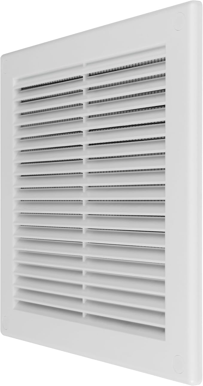 8 x 8 Inch White Air Vent Cover – Plastic Square Air Vent Grill Cover - Image 8