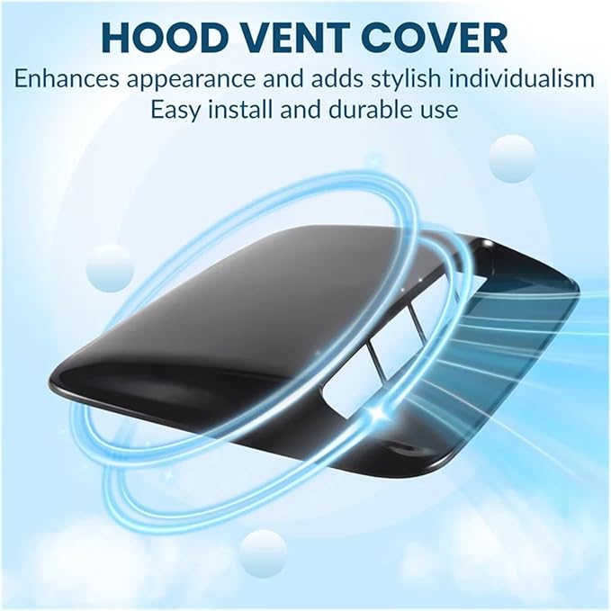 Car Universal Hood Vent Air Outlet Cover Compatible - Image 3