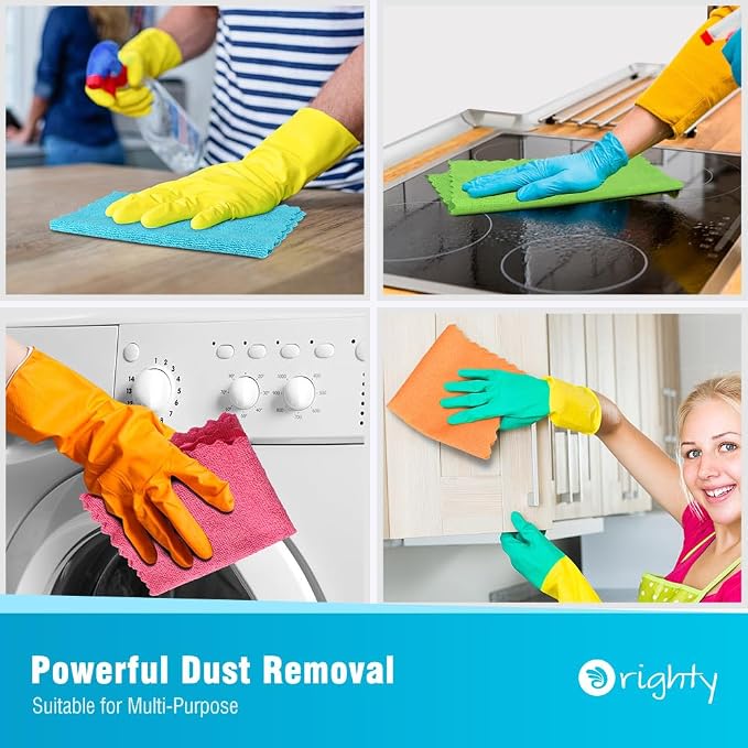Orighty Microfiber Cleaning Cloths, 150 Pack Microfiber Towels Bulk, Ultra-Soft - Image 6
