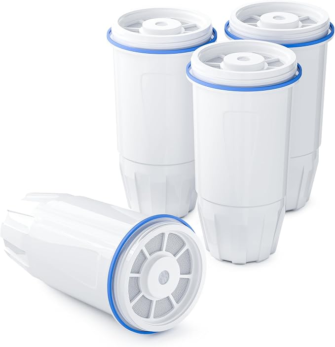 BOGDA 4 Pack Water Filter Replacement Zero, 5-Stage Compatible by BOGDA