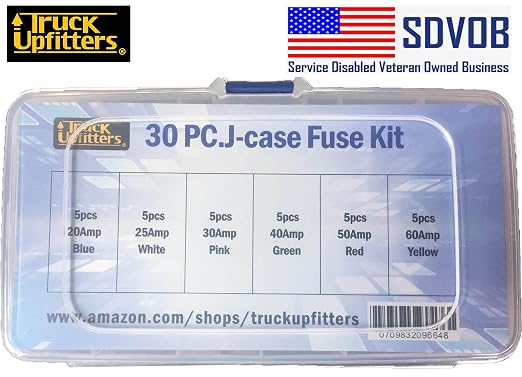Truck Upfitters 30pcs Automotive Fuses Assortment Kit | Low Profile Auto Fuses - Image 2