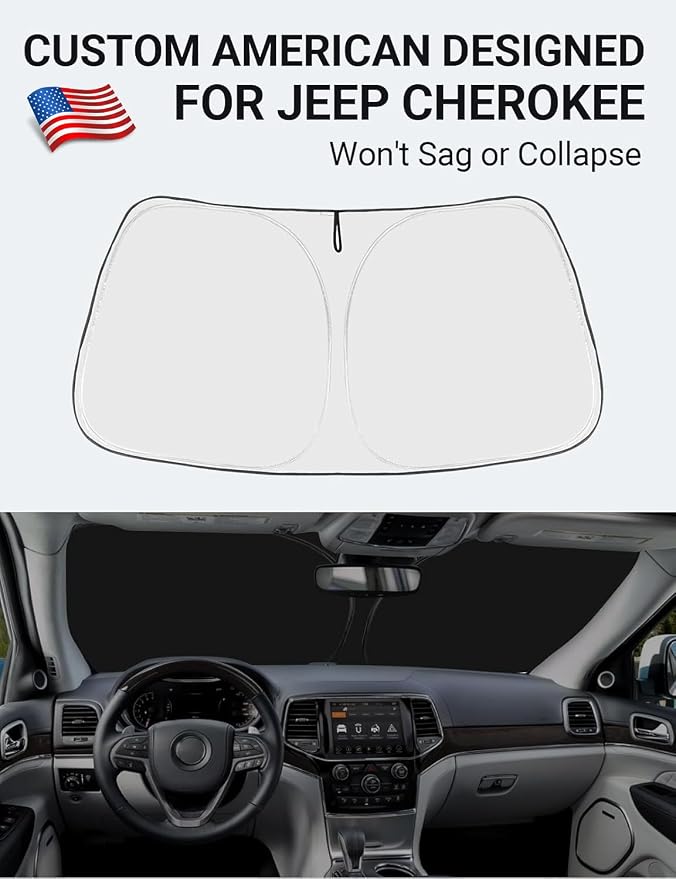 Proadsy 2026 Upgrade Front Windshield Sun Shade Foldable Sunshade Protector - Image 2