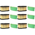 Stevens Lake Parts Set of 6 Air Filter & Pre-Filter Set Fits Universal Products by Unknown
