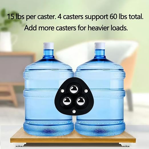 Small Adhesive Casters Wheels for Appliance: 8 Pcs Kitchen Counter Appliances - Image 5