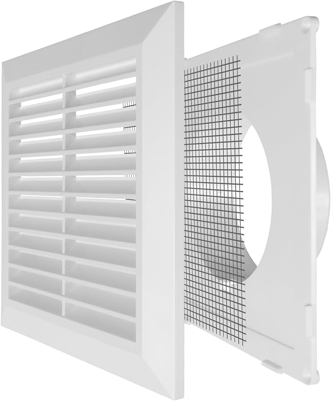Repa Market 4 Inch White Air Vent Cover by RepaMarket