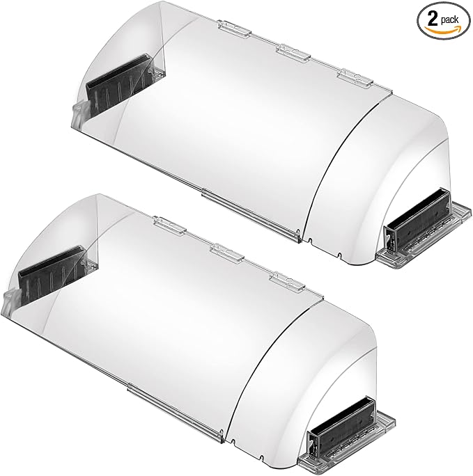 2 Pack Air & Heat Deflector for Vents, Sidewalls and Ceiling Registers by Beautifyyourlife