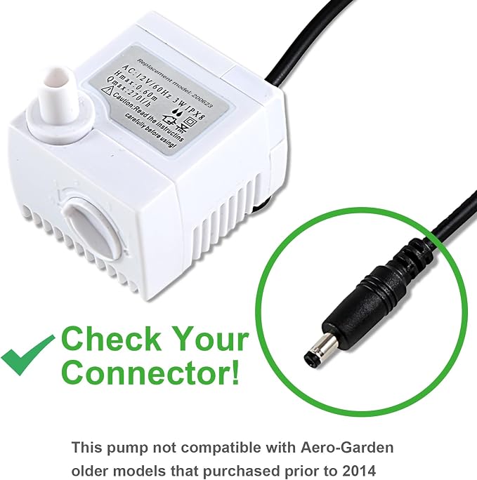 200623 Aero-Garden Pump with 20 Filters, Ultra Quiet Pump Fit - Image 4