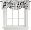 Kitchen Knife Fork Tie Up Valance Curtains by Unknown