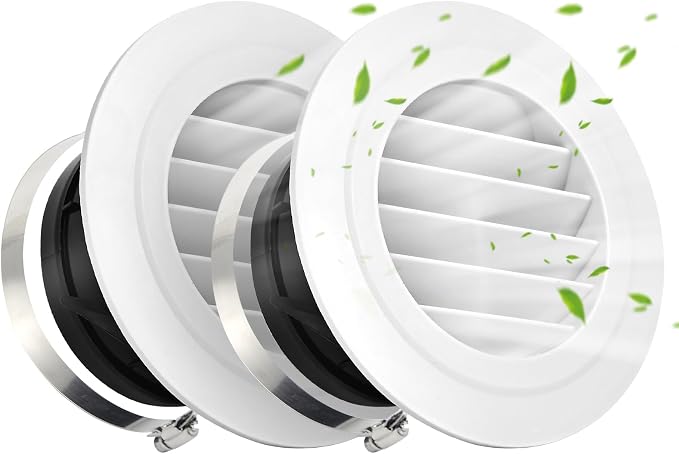 Soffit Vents 6 Inch, Round Exhaust Air Vent Cover by Unknown