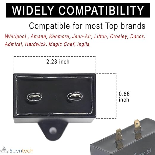 W10613606 Refrigerator Compressor Start Relay and Capacitor by Seentech - Image 2