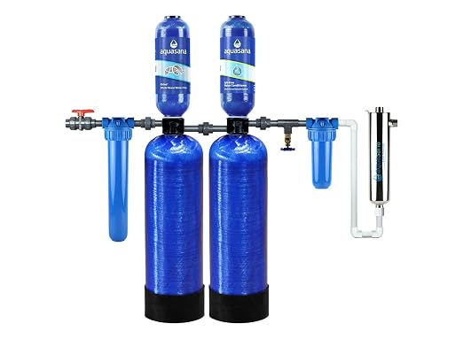 Aquasana Whole House Well Water Filter | 500, 000 Gallons | UV, Carbon & KDF | by Aquasana