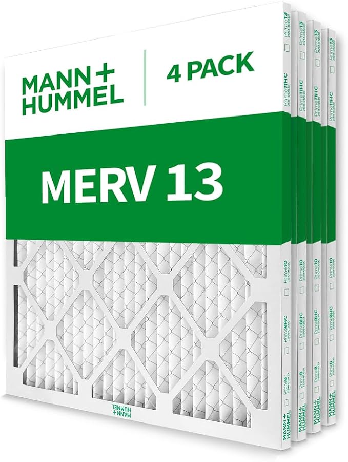 Mann+Hummel 16x20x1 MERV 13 Pleated HVAC AC Furnace Air Filters. 4 Pack. - Image 4