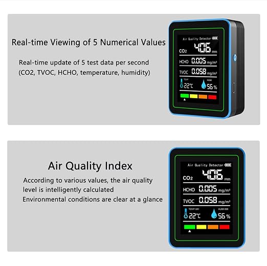 Air Quality Monitor Indoor: Temperature Humidity Sensor - Image 3